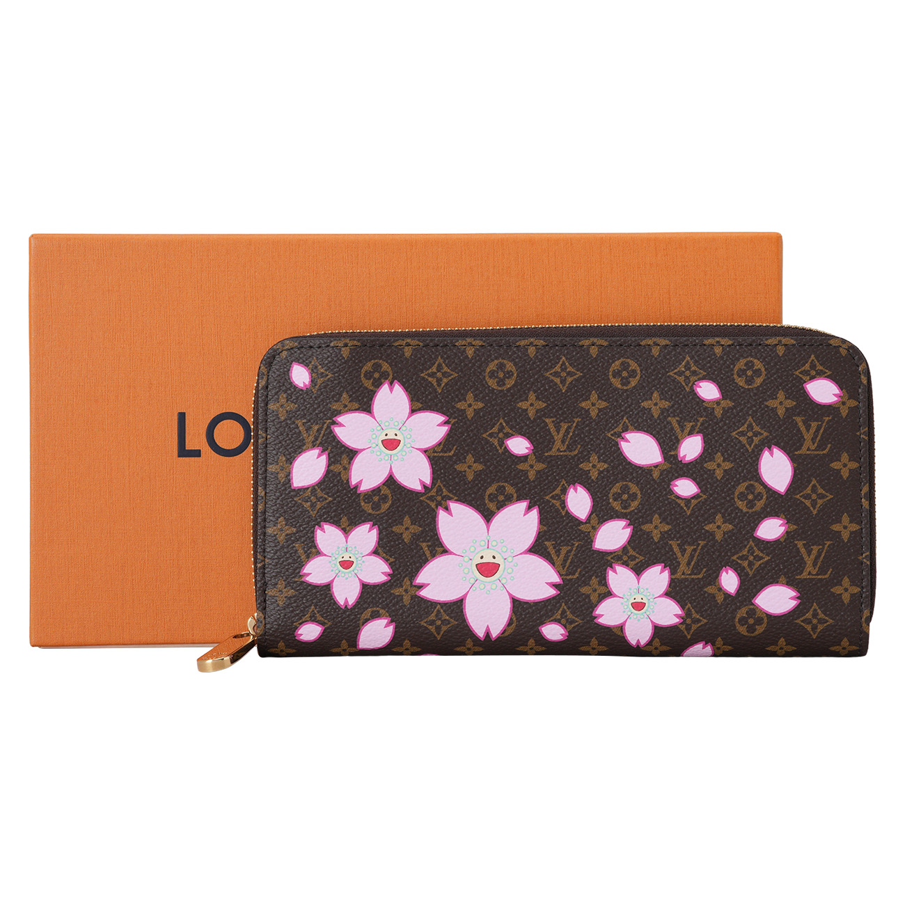 LOUIS VUITTON(USED)루이비통 M13433 무라카미 타카시 지퍼 월릿